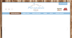 Desktop Screenshot of pensionmirandola.it